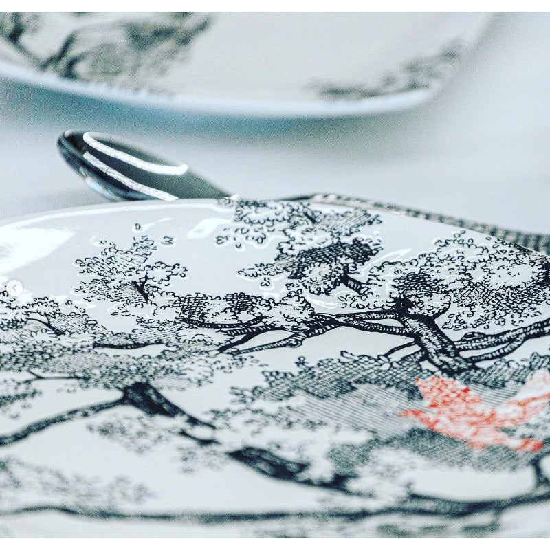 Vassoio rettangolare "KERASIA" 30.5x18 cm