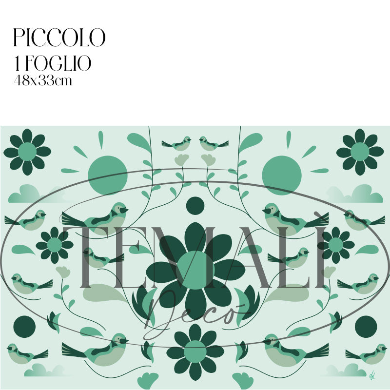 Dècoupage d'autore - Primavera Verde - Luigi Leuce