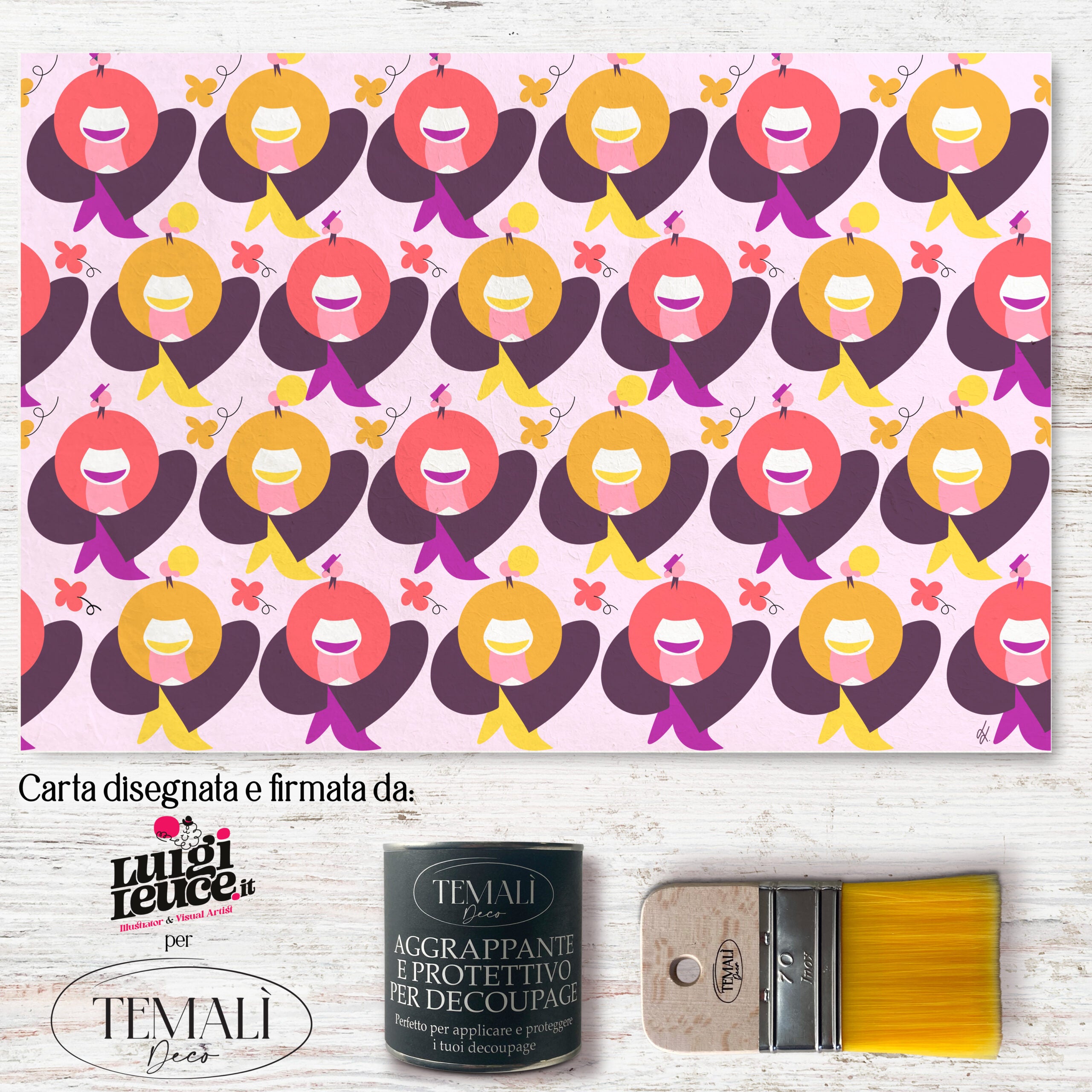 Dècoupage d'autore - Pois di vino #01 - Luigi Leuce