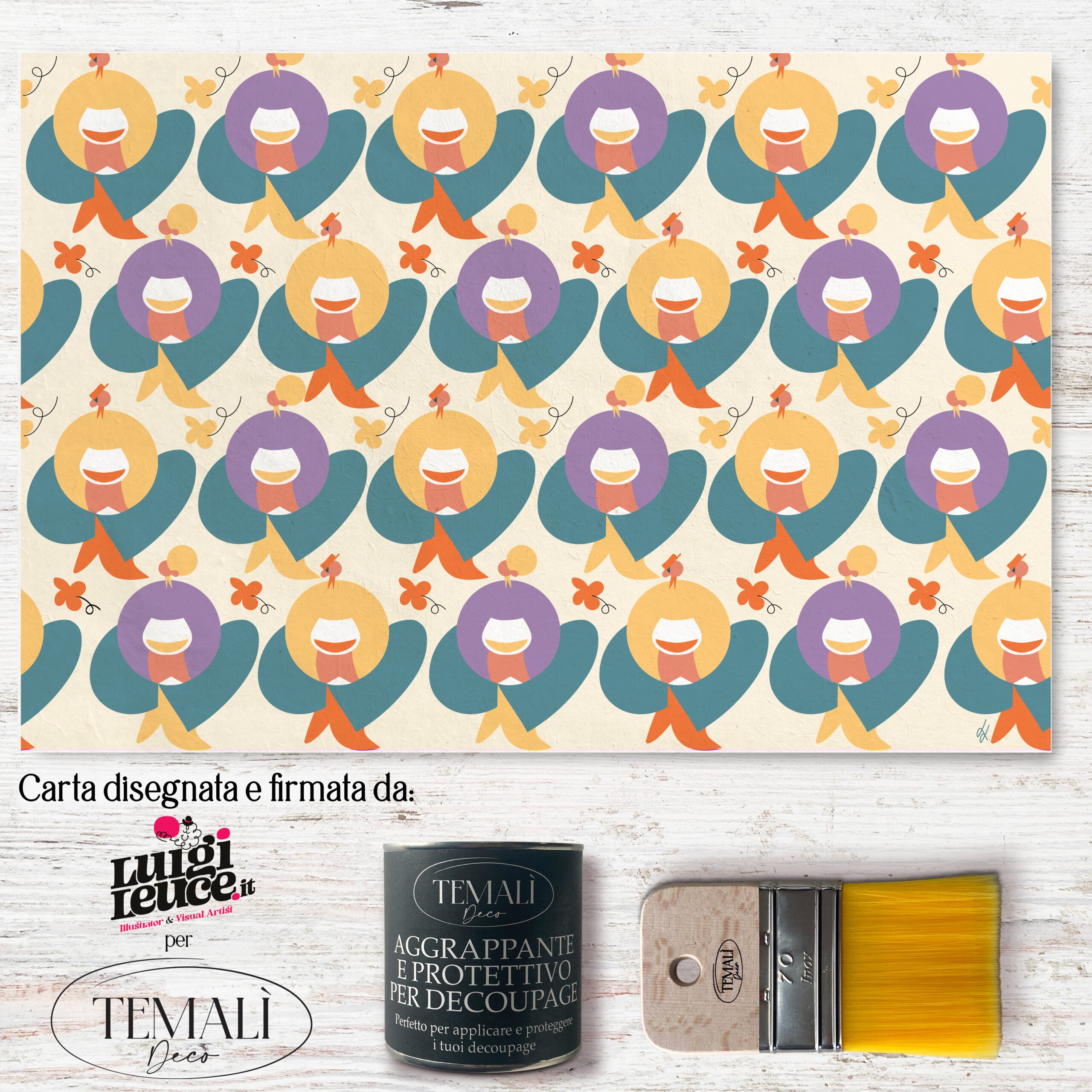 Dècoupage d'autore - Pois di vino #02 - Luigi Leuce