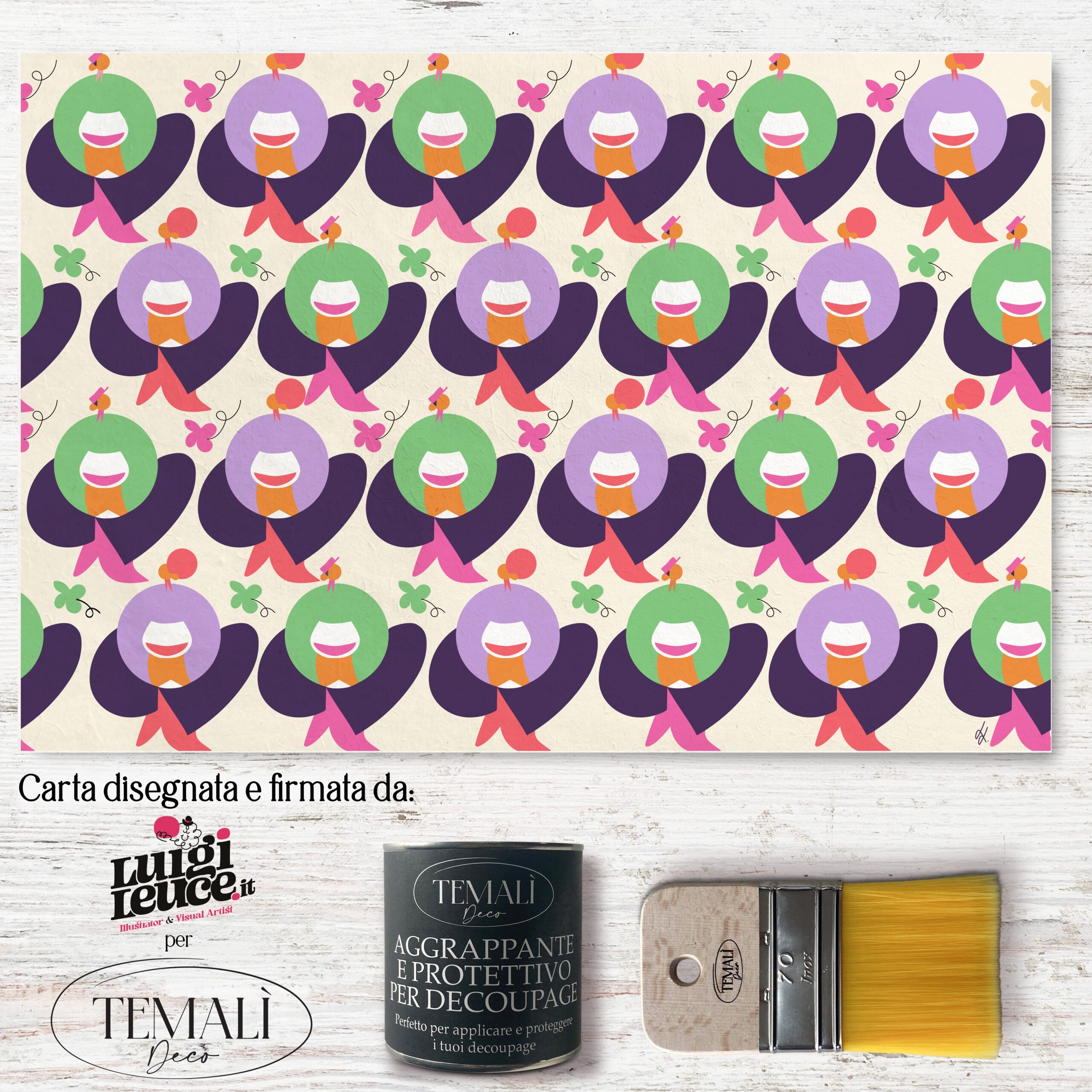 Dècoupage d'autore - Pois di vino #03 - Luigi Leuce