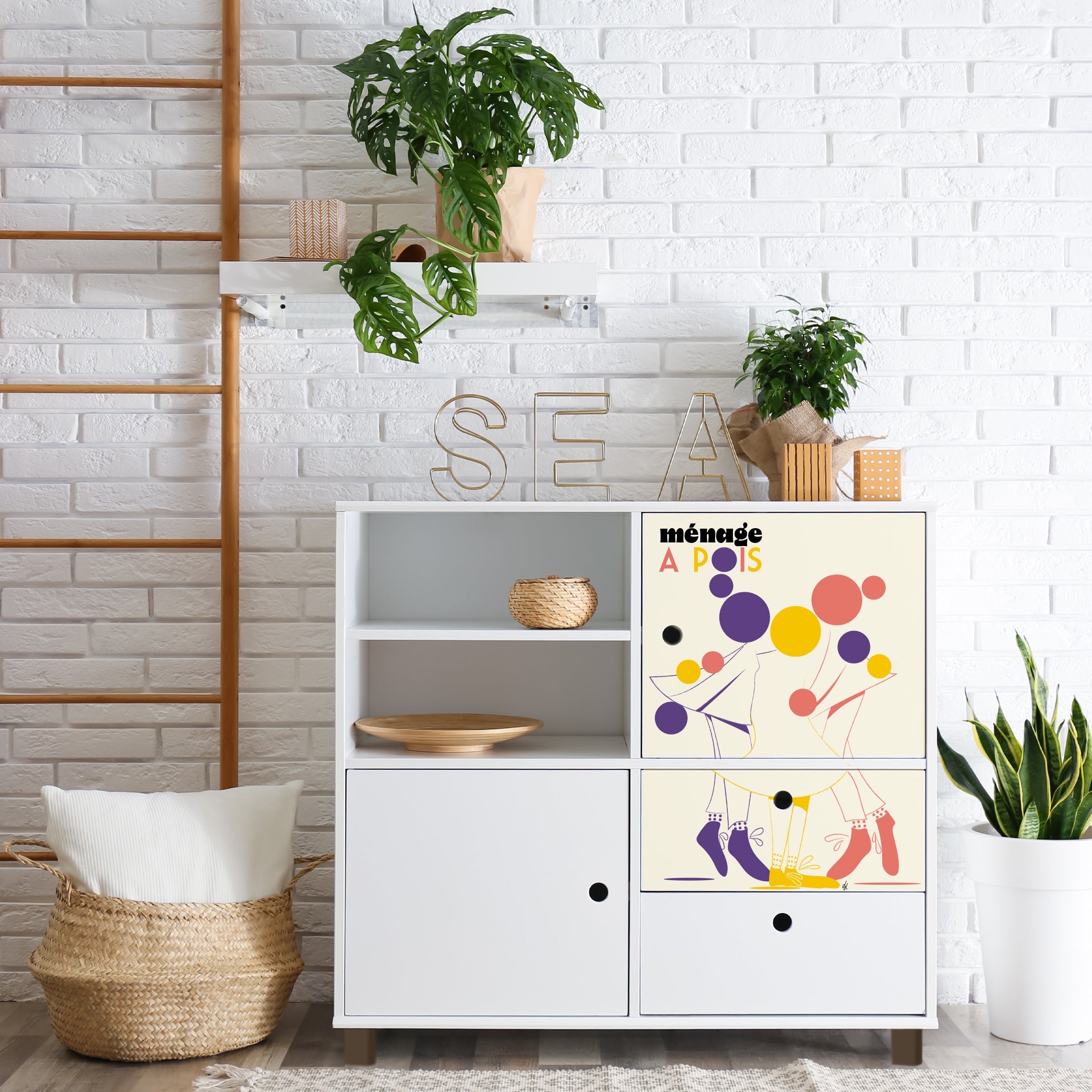 Dècoupage d'autore - Ménage a pois - Luigi Leuce