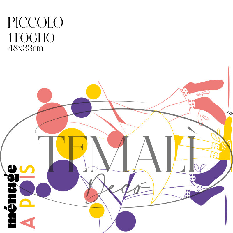 Dècoupage d'autore - Ménage a pois - Luigi Leuce