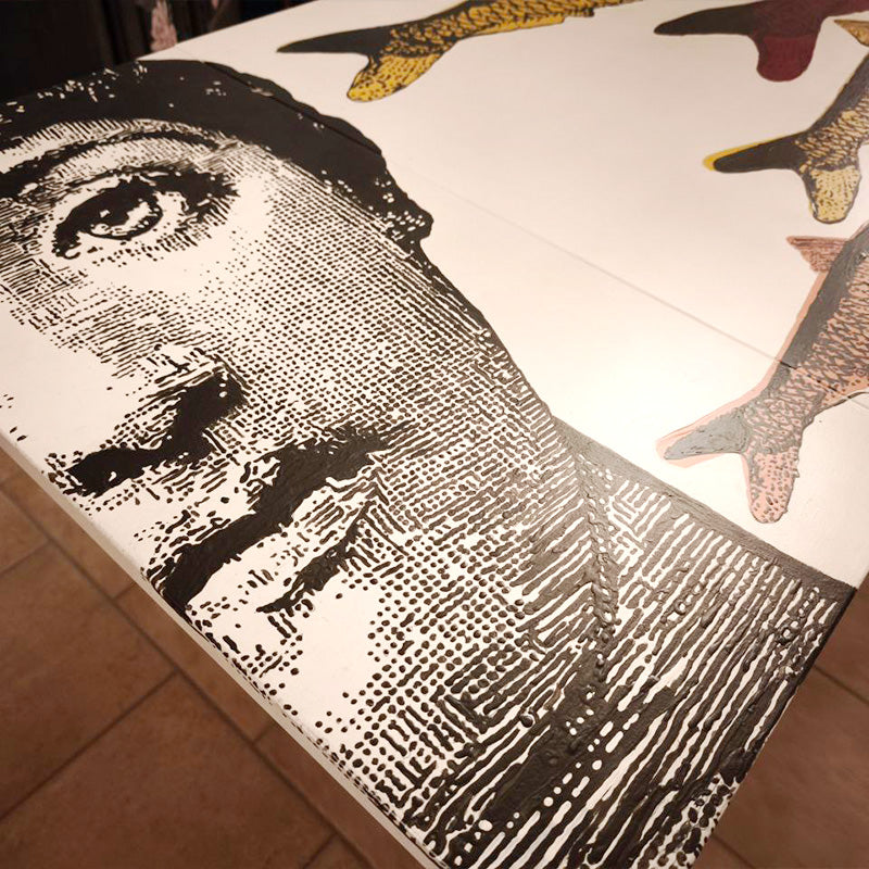 Tavolo “Fornasetti” I Restyling di Elisa creato da Alex di Fritlex