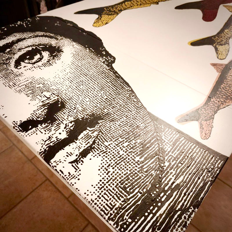 Mesa “Fornasetti” I Restyling de Elisa creado por Alex de Fritlex