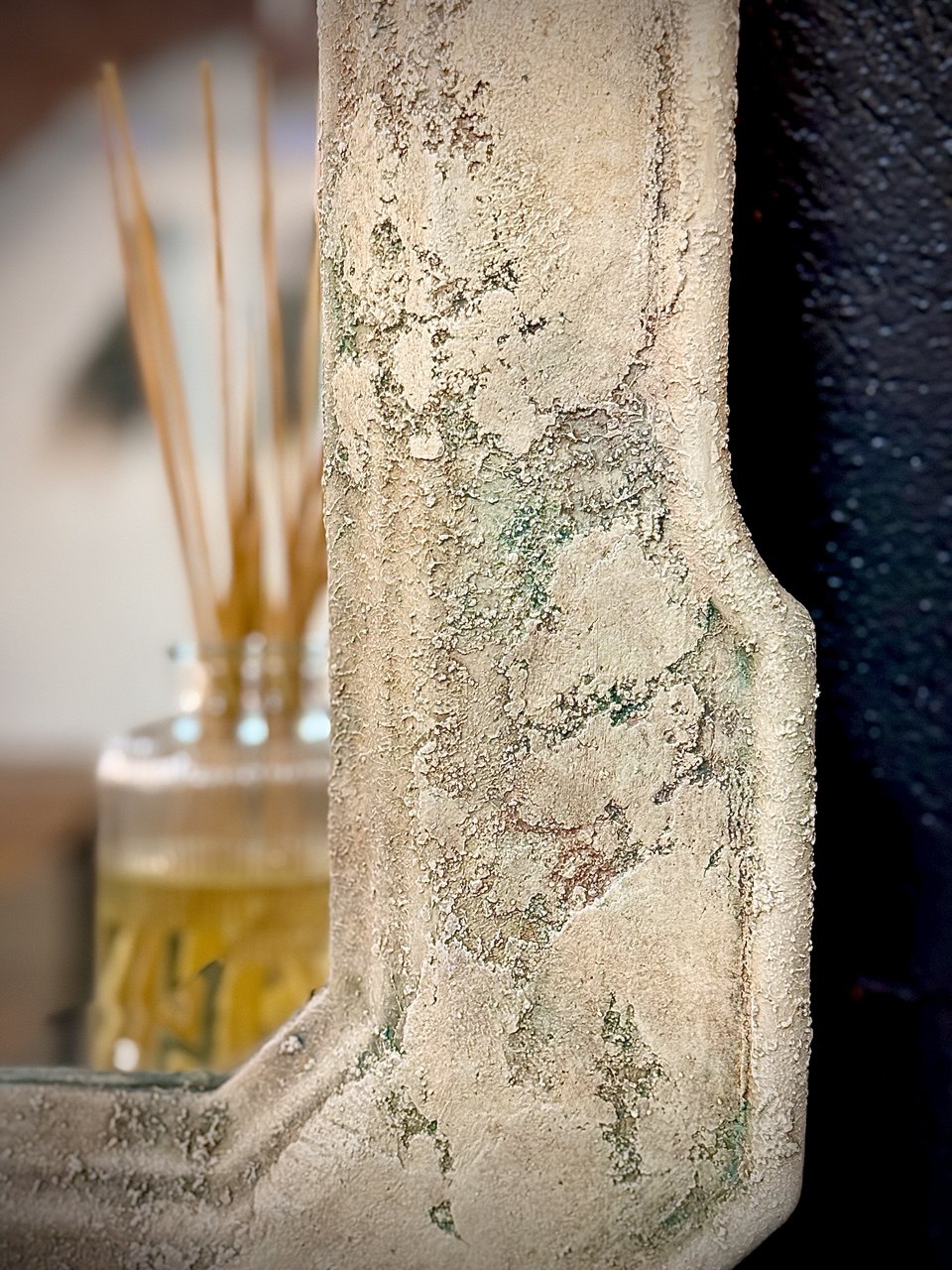 Specchio materico “Terra magica” I Restyling di Elisa