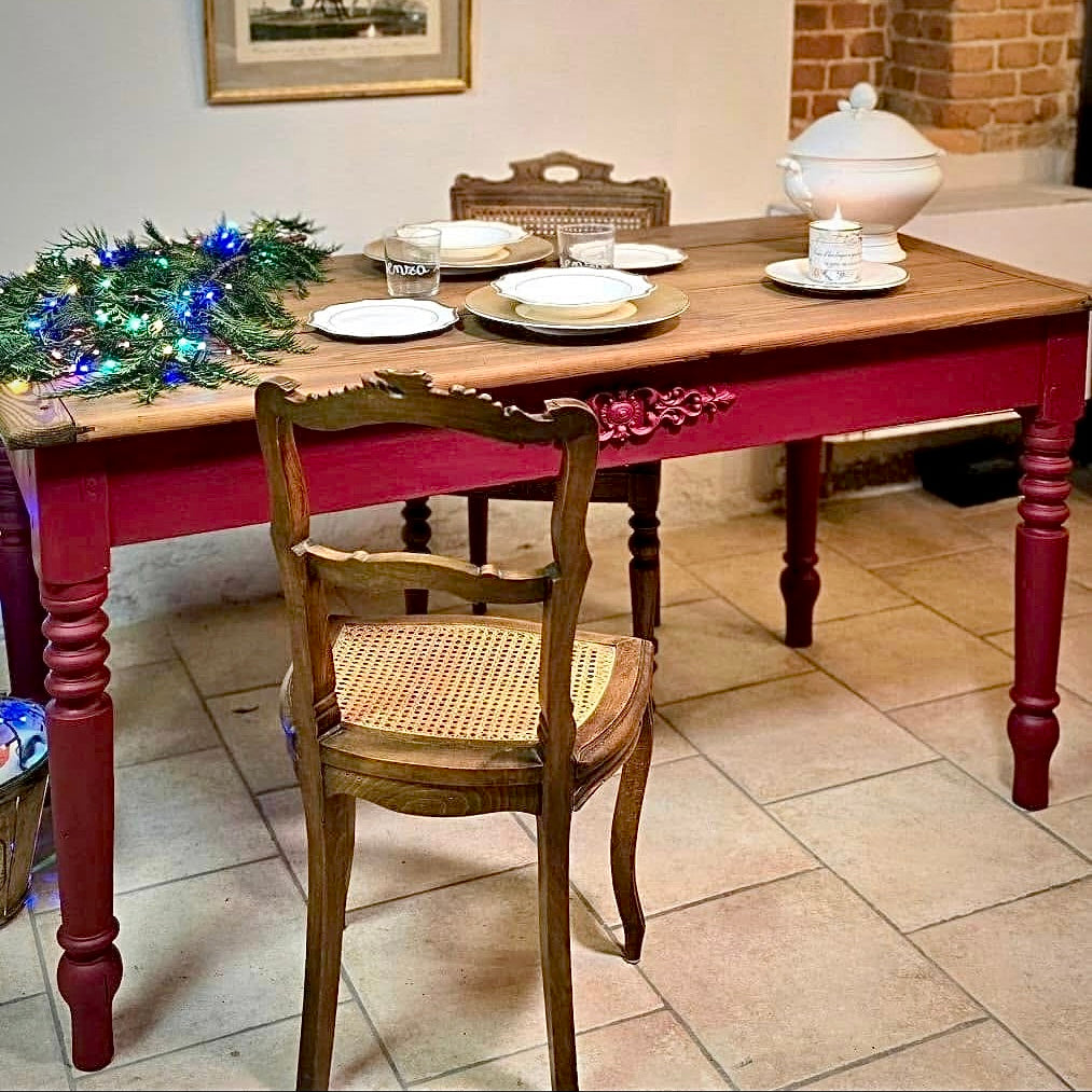 Mesa de madera "Amor Verdadero" Los Restyling de Elisa
