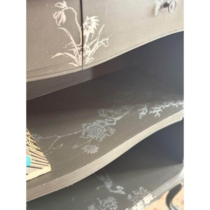 Piccola consolle/libreria "Rami argento" I Restyling di Elisa