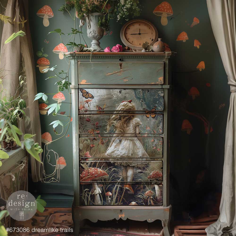 Carta da Decoupage Fiber “Dreamlike Trails” 1 foglio A1