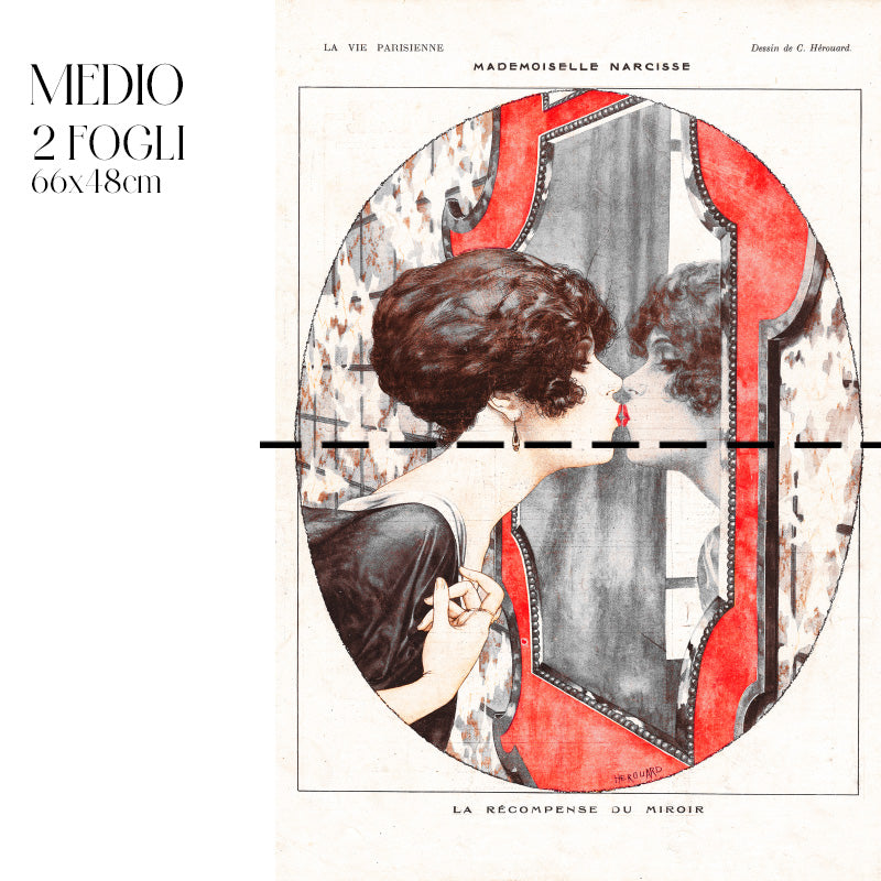 Decoupagé Moda - Madmoiselle Narcisse