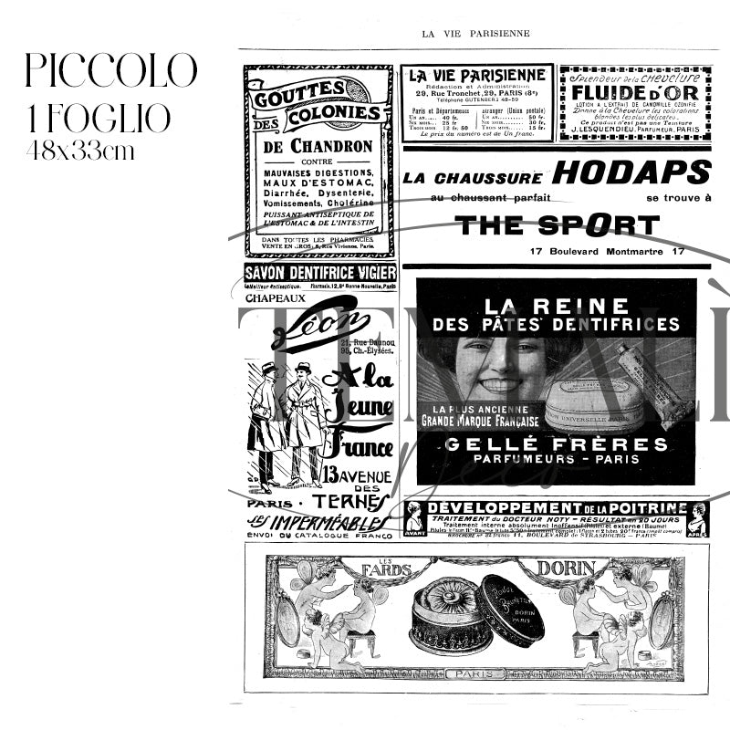 Découpage Moda - La Vie Parisienne