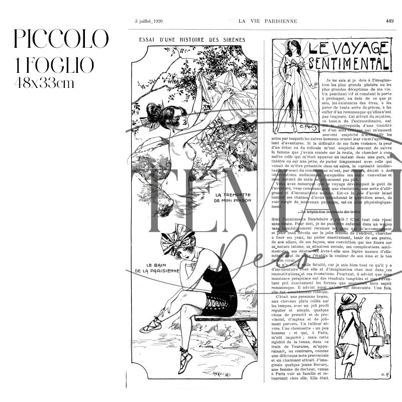 Découpage Moda - Le Voyage Sentimental