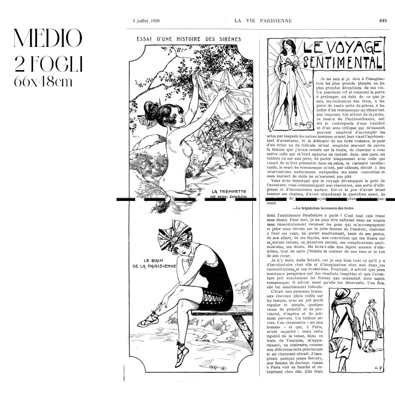 Découpage Moda - Le Voyage Sentimental