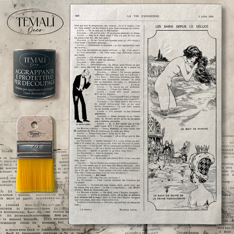 Decoupagé Moda - Les Bains Depuis Le Déluge