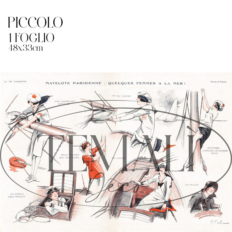 Découpage Moda - Matelote Parisienne