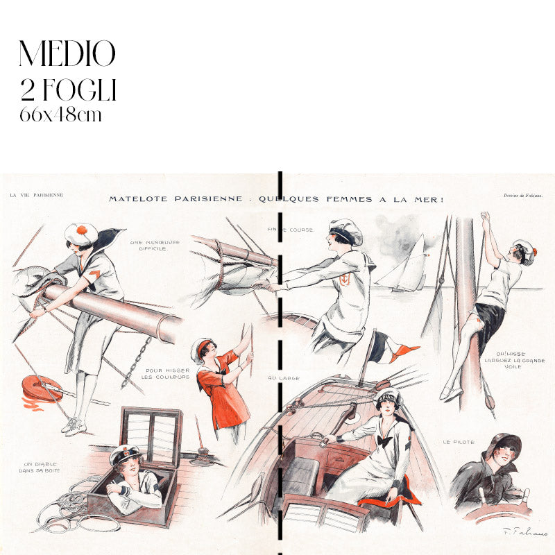 Découpage Moda - Matelote Parisienne