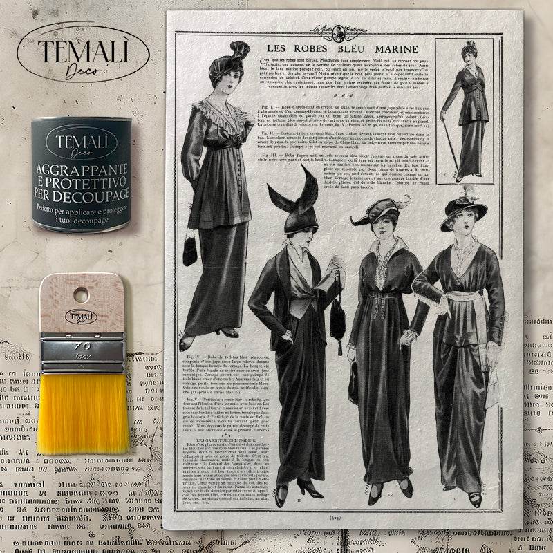 Dècoupage Moda - Bleu Marine
