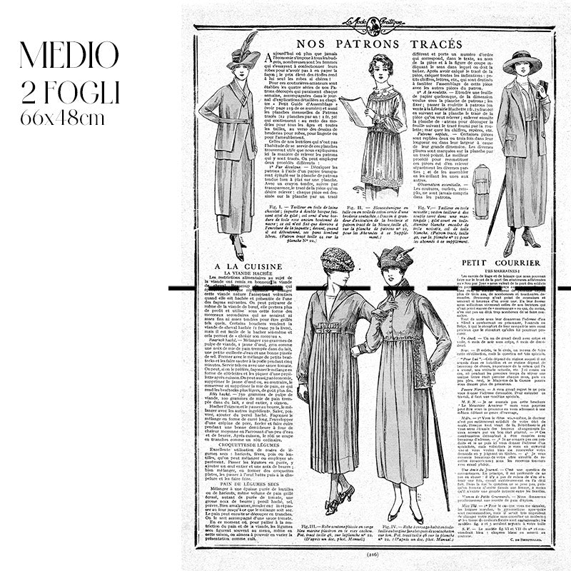 Dècoupage Moda - Nos Patrons Traces
