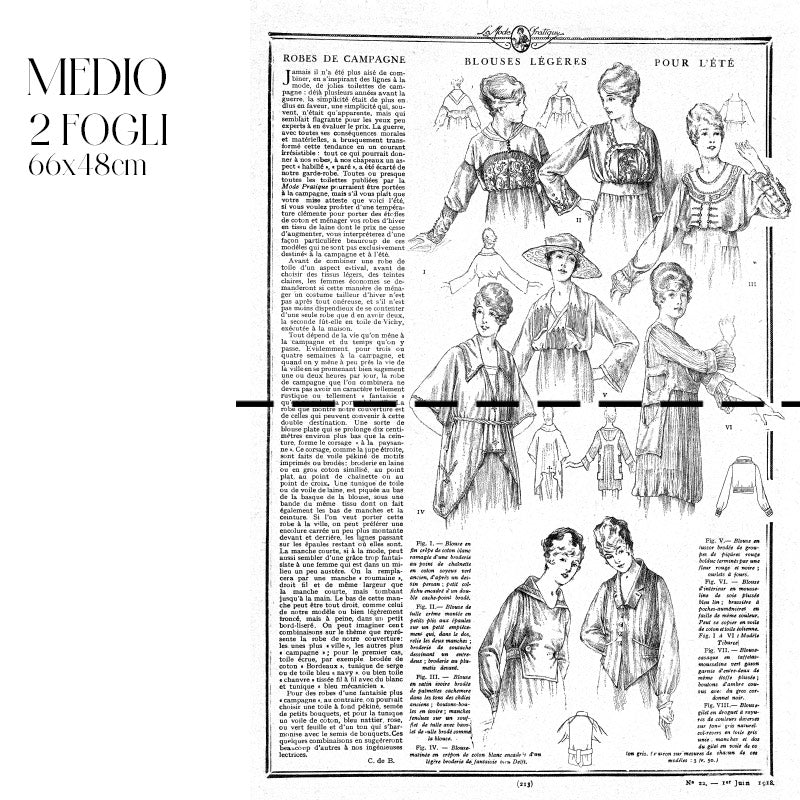 Dècoupage Moda - Robes de Camagne