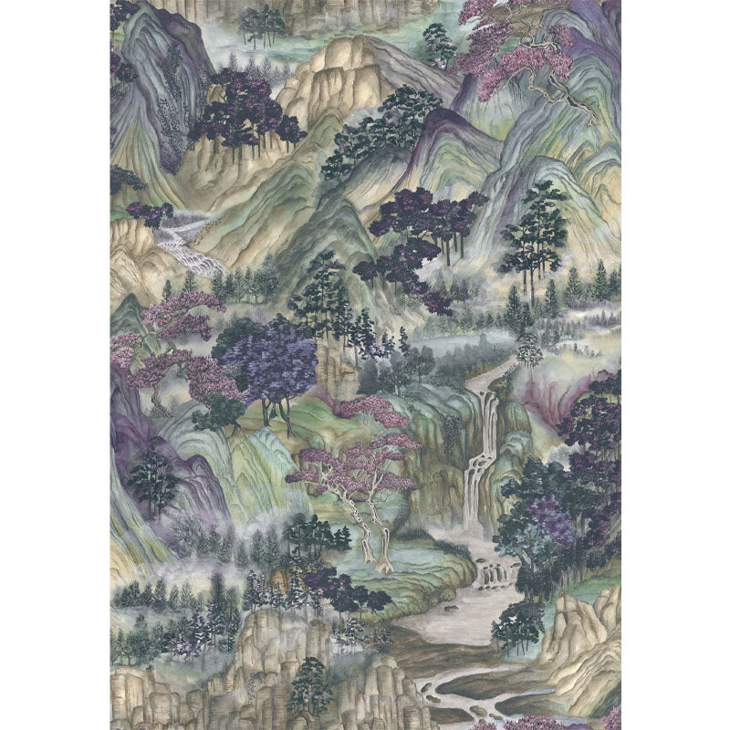 Carta da parati "Mountainscape Viola" - YOKU | COLE&SON