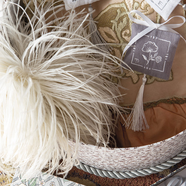 6 piume bianche decorative da appendere - Mathilde M.