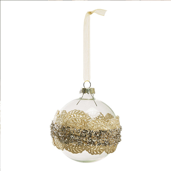 Set di 3 palline di Natale in vetro trasparente - Mathilde M.