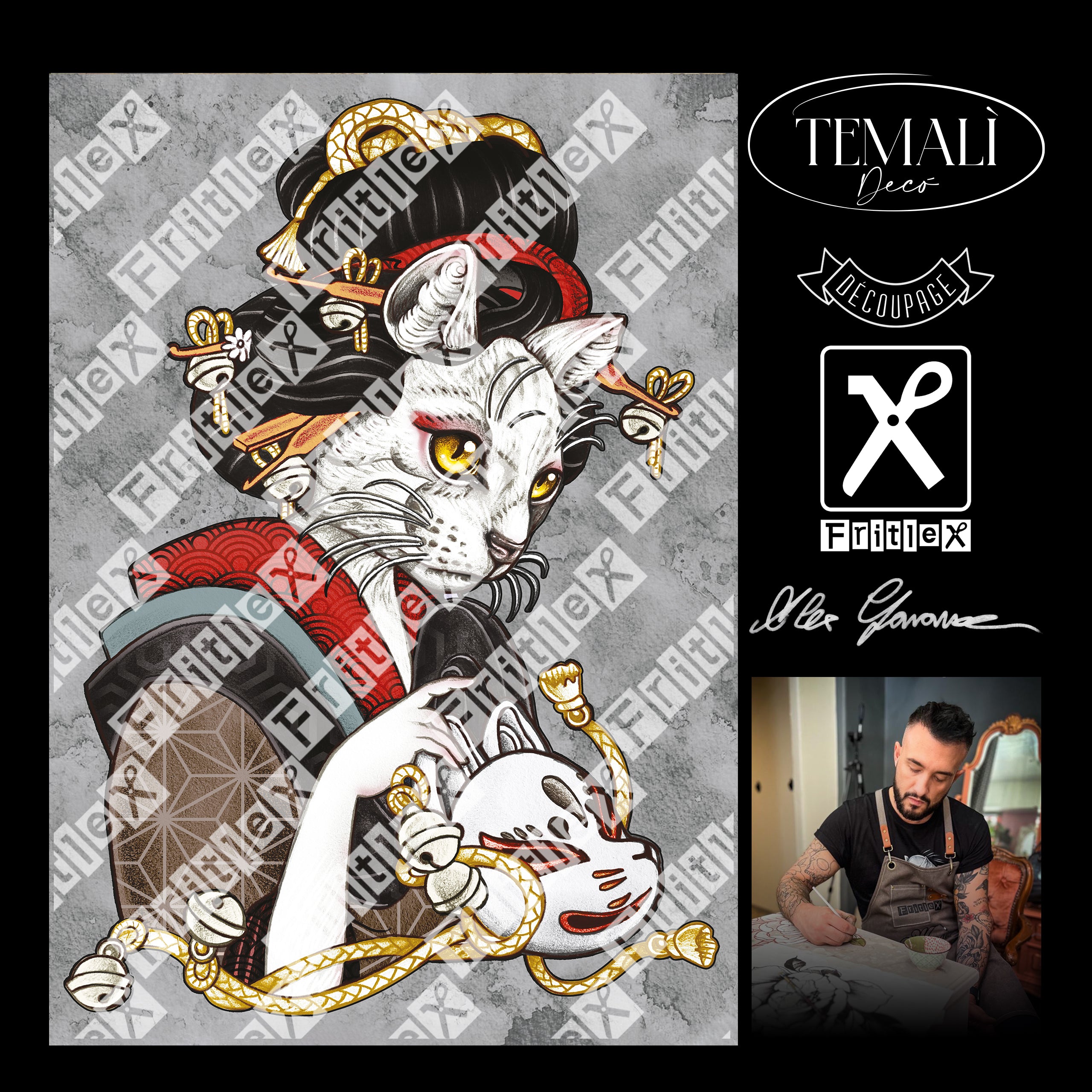 Decoupage Kollektion Alex - Neko