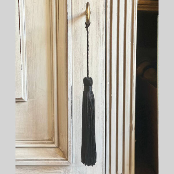 Nappa Grande "Caresse Nera" Passamaneria Italiana - 13,5 cm