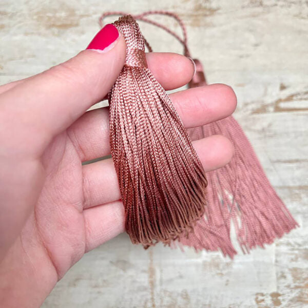 Nappa Grande "Caresse Rosa" Passamaneria Italiana - 13,5 cm