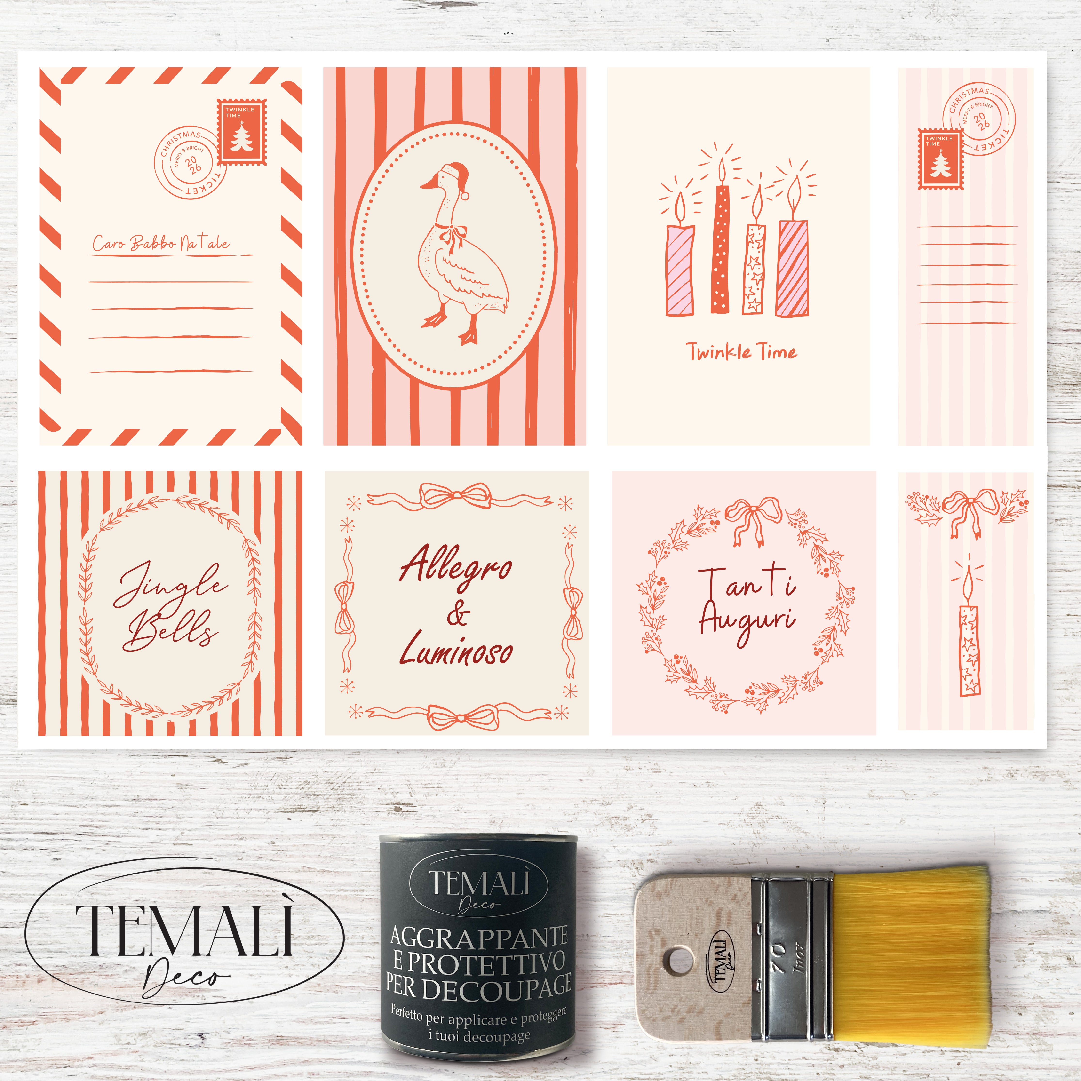 Dècoupage "Bigliettini"