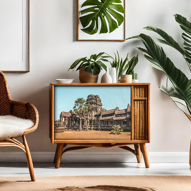 Découpage Oriente - Scorcio di Cambogia