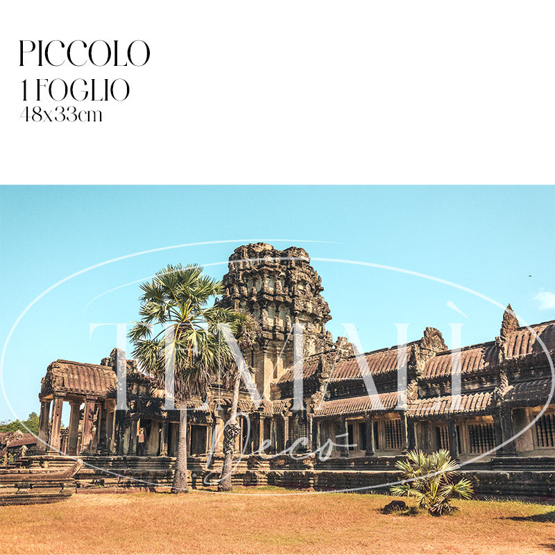Découpage Oriente - Scorcio di Cambogia