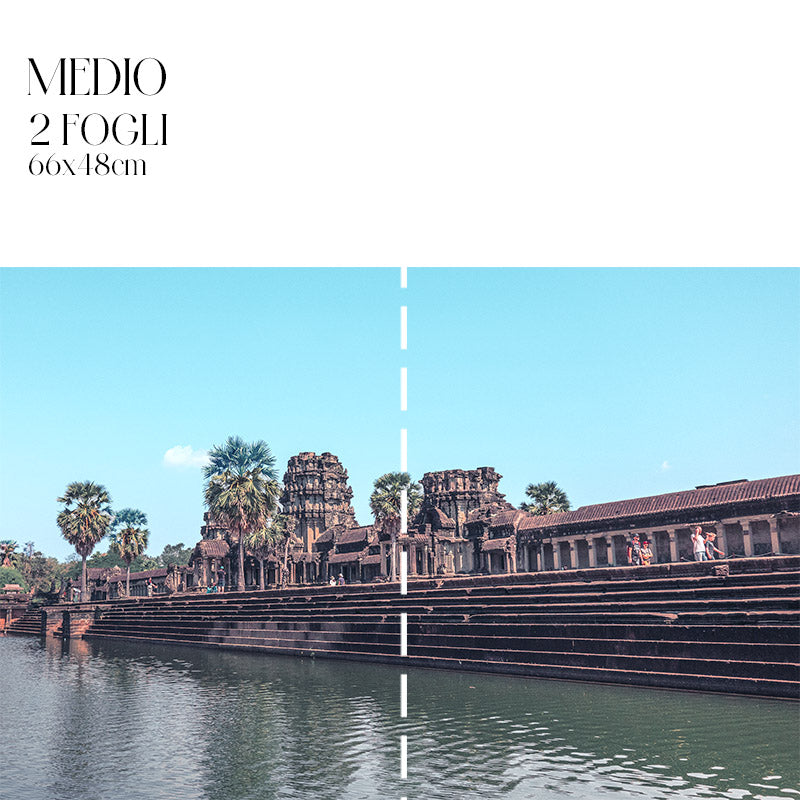 Découpage Oriente - Scorcio di Cambogia