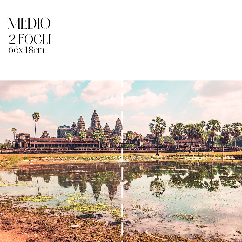 Decoupagé Oriente -Un giorno in Cambogia