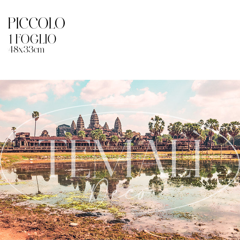 Decoupagé Oriente -Un giorno in Cambogia