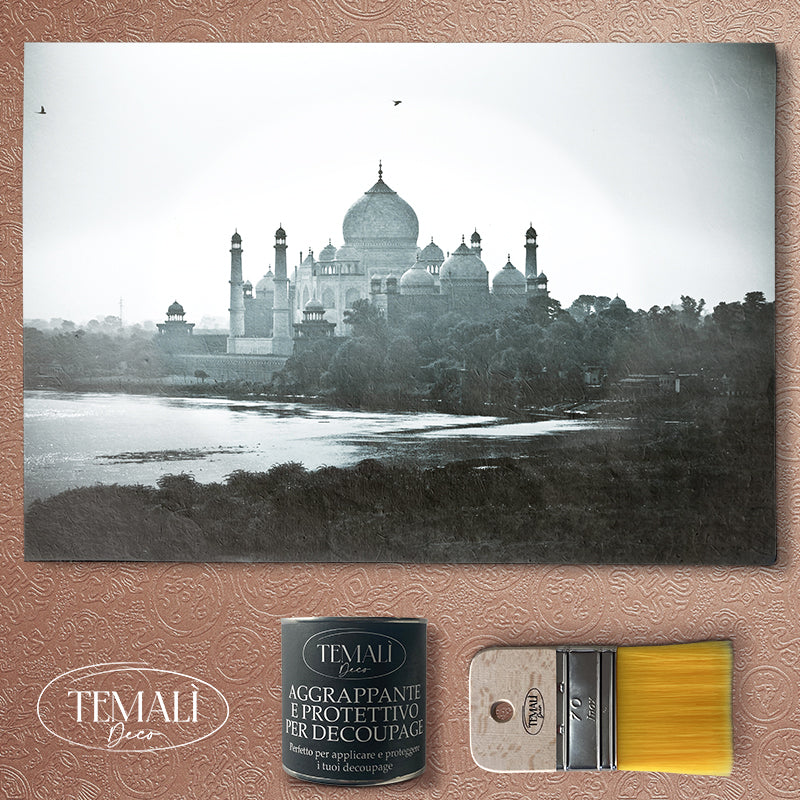 Decoupagé Oriente -Tajmahal Sunset