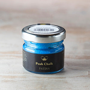 Aqua Patina Posh Chalk "Blue Fhthalo" 30ml WoodUbend