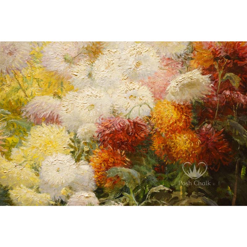 Carta da Découpage "Floral Palette" in Carta di Riso Posh chalk 58x81 cm