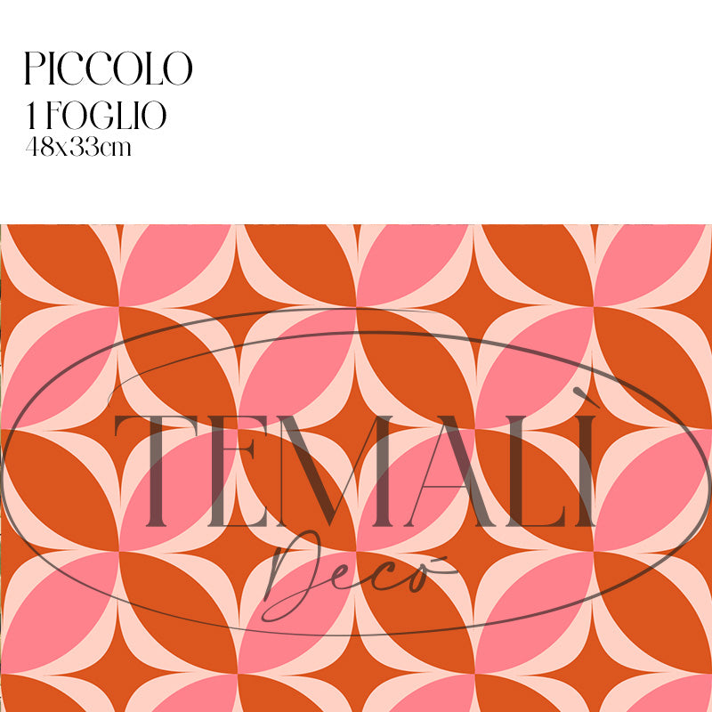 Découpage Tappezzeria – Petali psichedelici