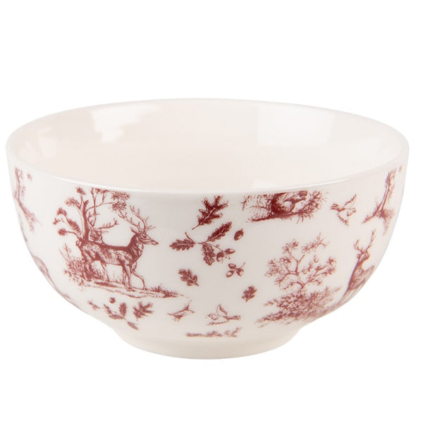 Ciotola "Cervo Rosso" -14x7 cm - 500 ml