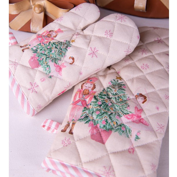 Guanto da Forno per Bambini “Schiaccianoci&Ballerina” – 12X21 cm