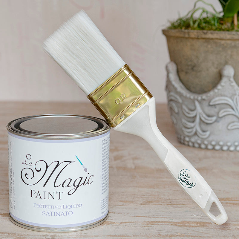 Pennello Magic Paint De Mon Small (Piatto con setole lunghe x protettivo)