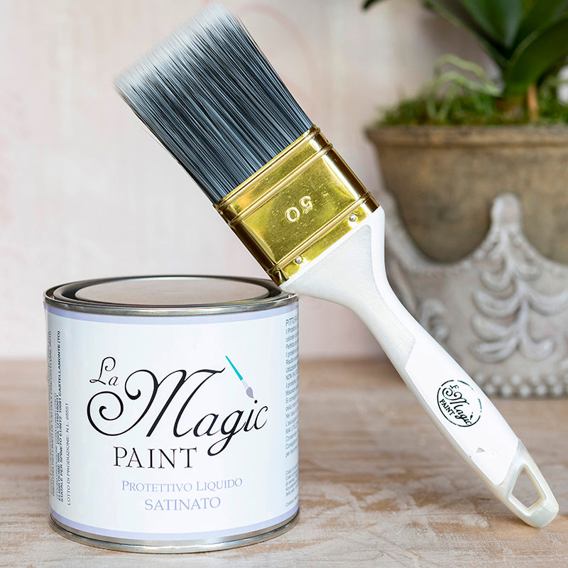 Pennello Magic Paint De Mon Small (Piatto con setole lunghe x protettivo)