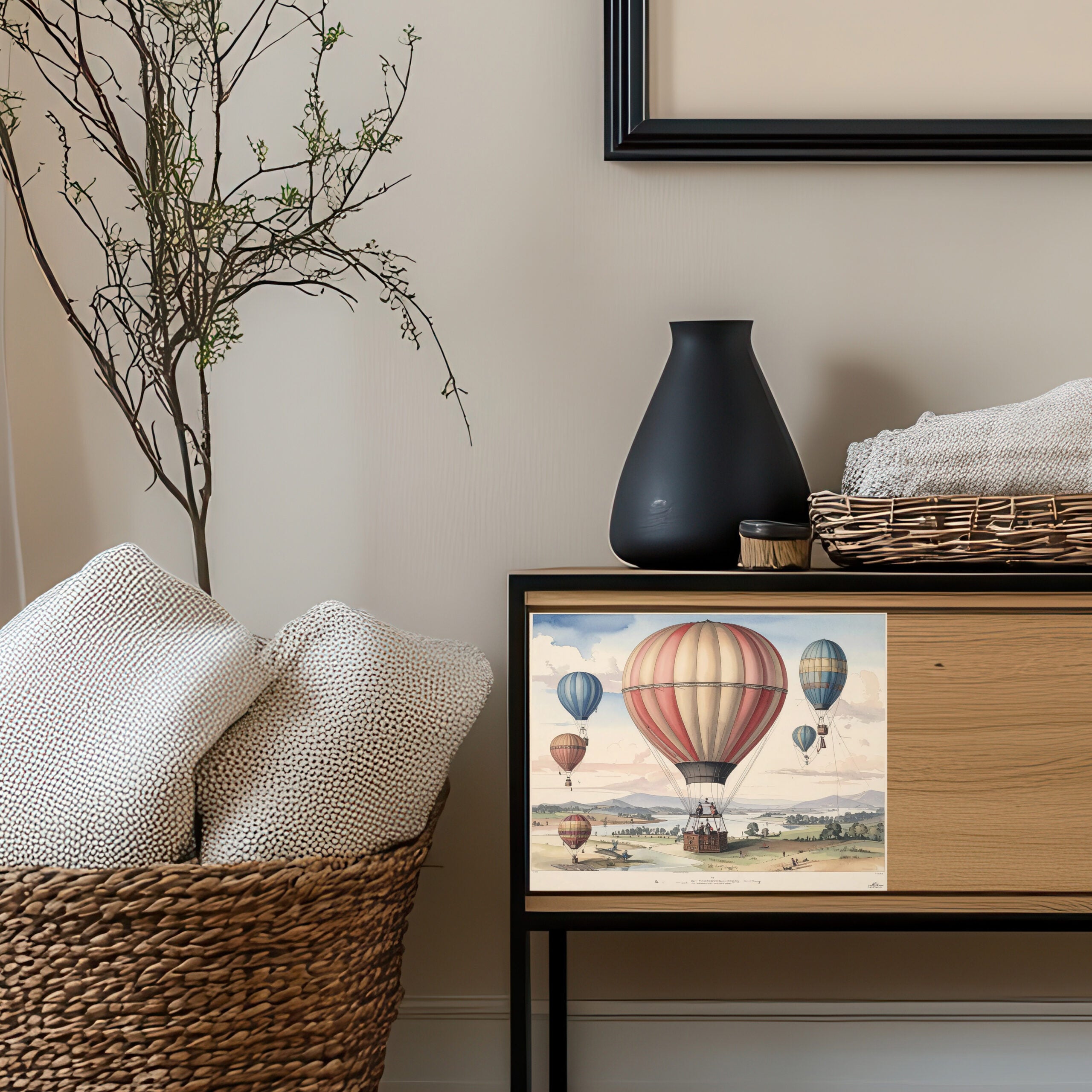 Dècoupage Pop Vintage – Mongolfiere 1