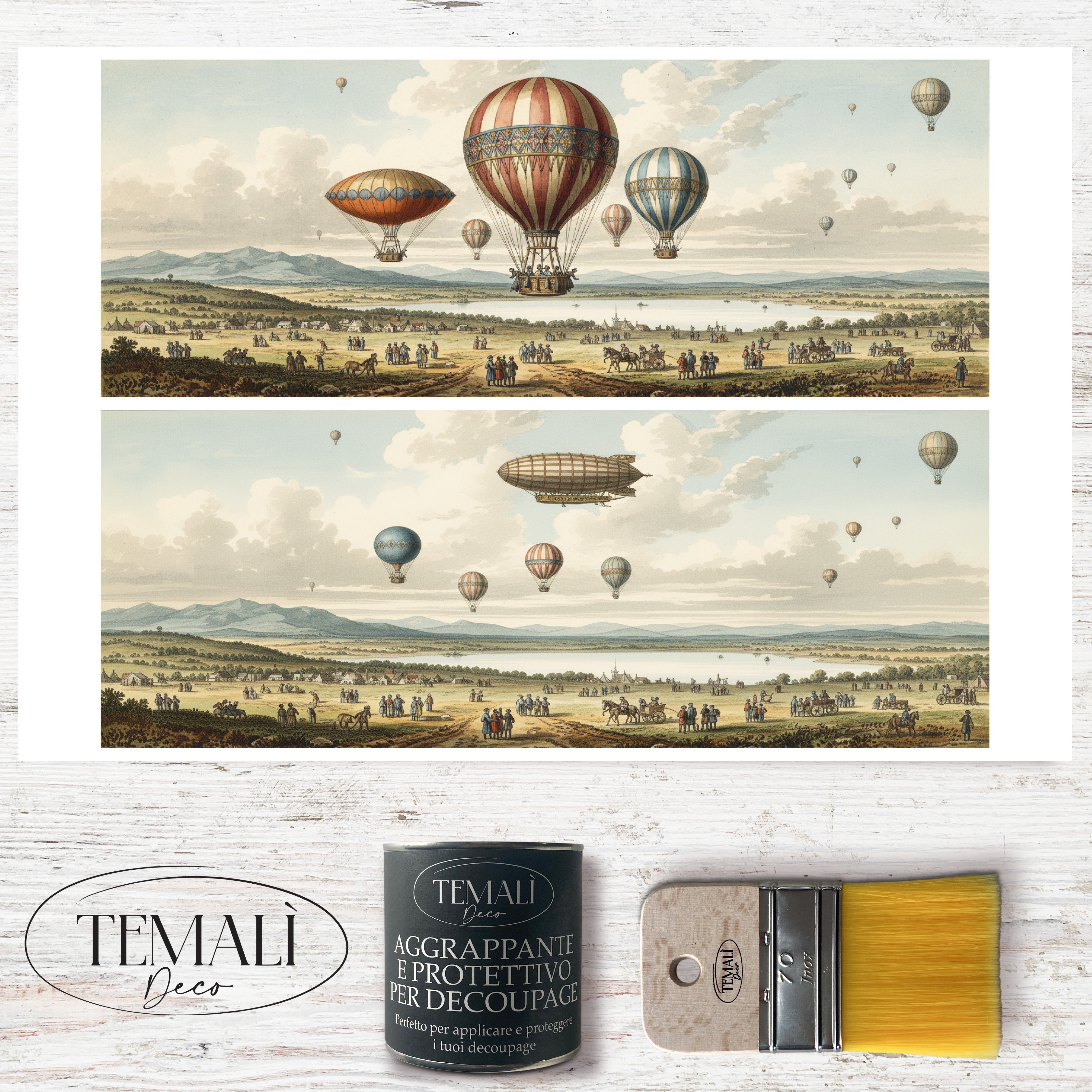 Dècoupage Pop Vintage – Mongolfiere 6