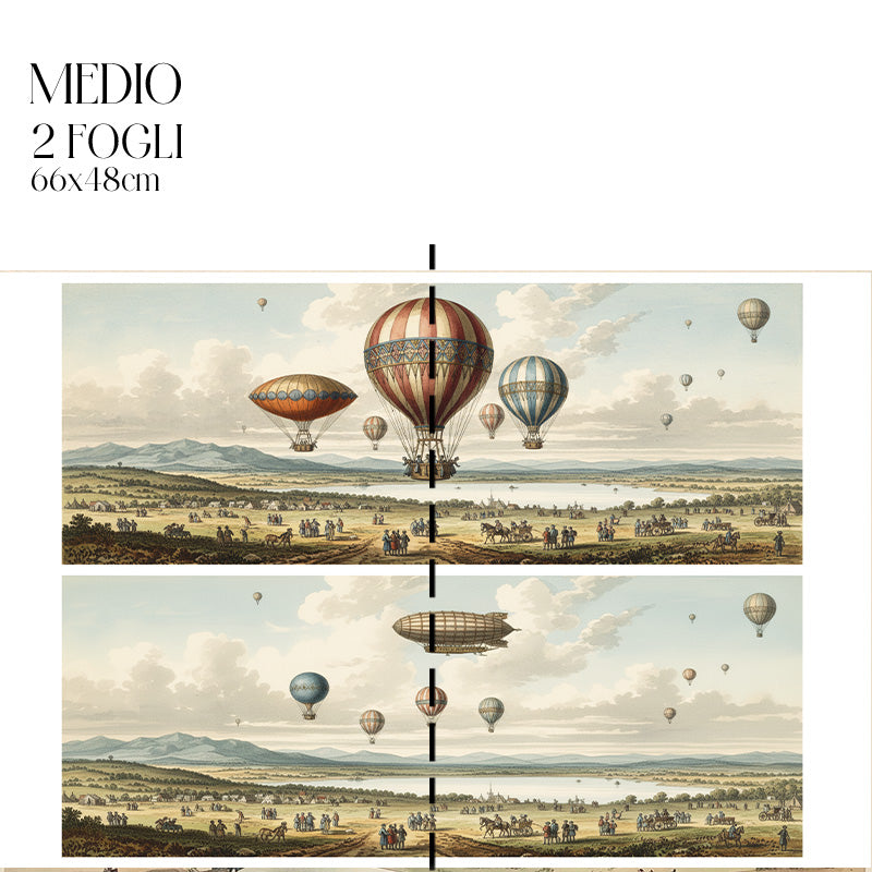 Dècoupage Pop Vintage – Mongolfiere 6