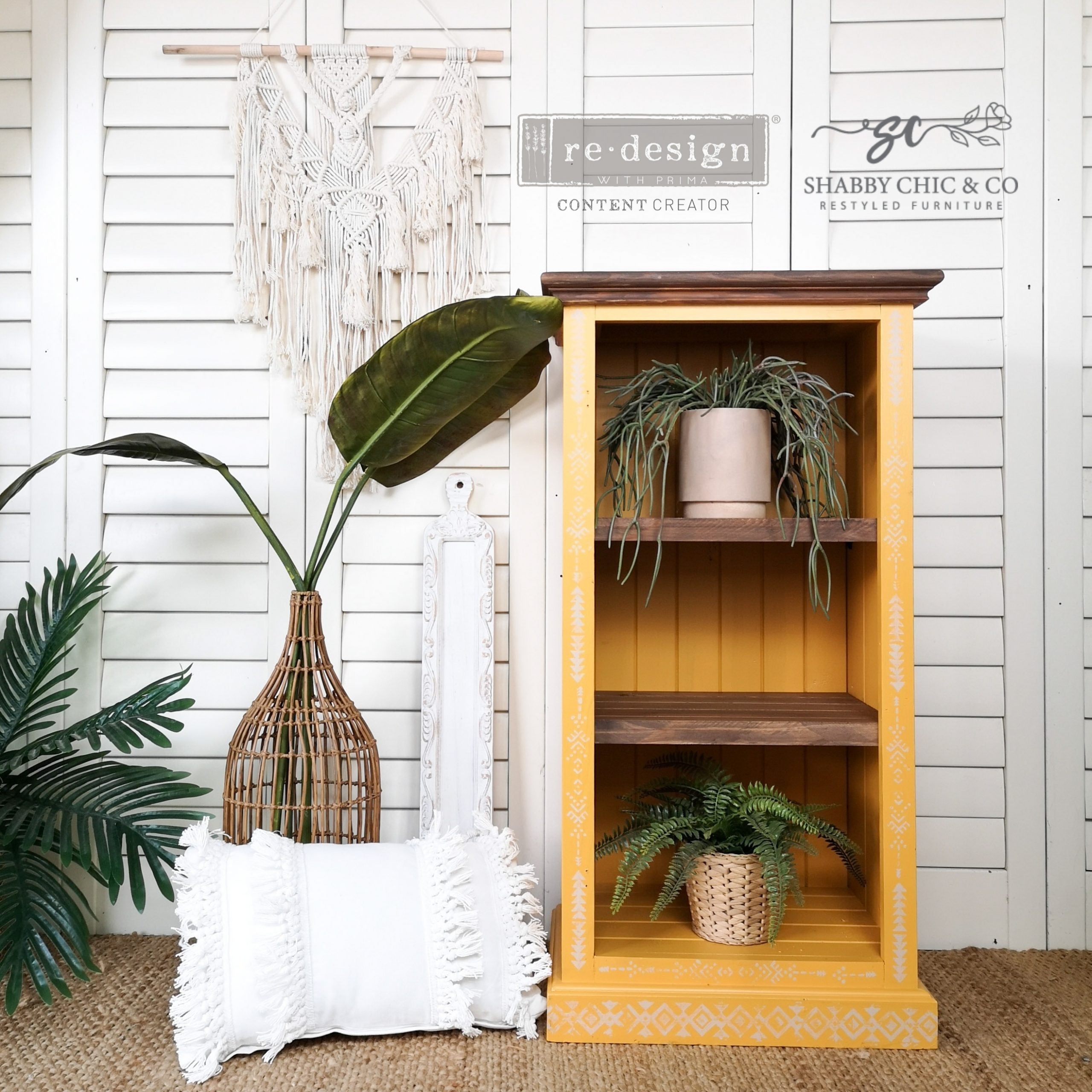 Redesign Decor Stamp "Tribal Prints" 30,5 x 30,5 cm