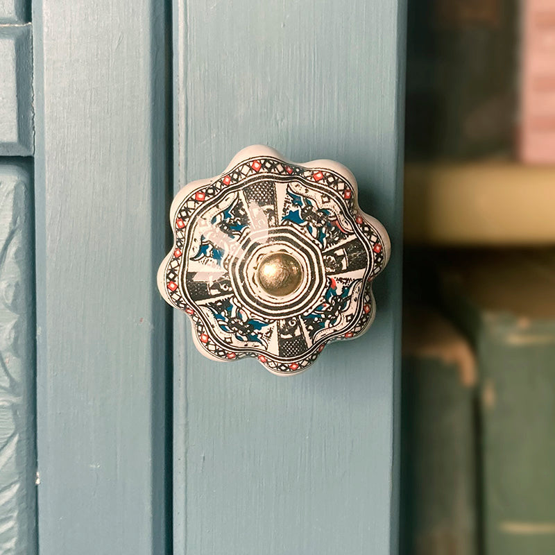 Pomello in ceramica “Carosello"