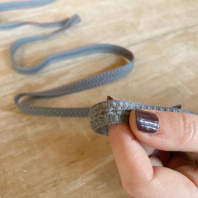 Bordo "Raffinato Antracite" Passamaneria Italiana - 1,2 cm