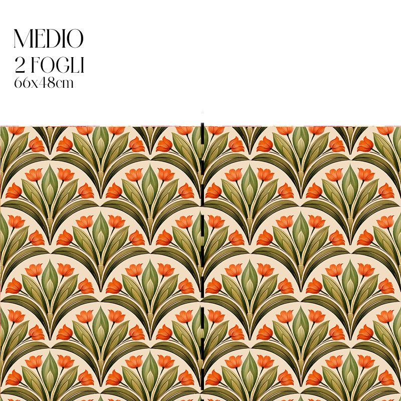 Découpage Tappezzeria – Raggio di tulipani